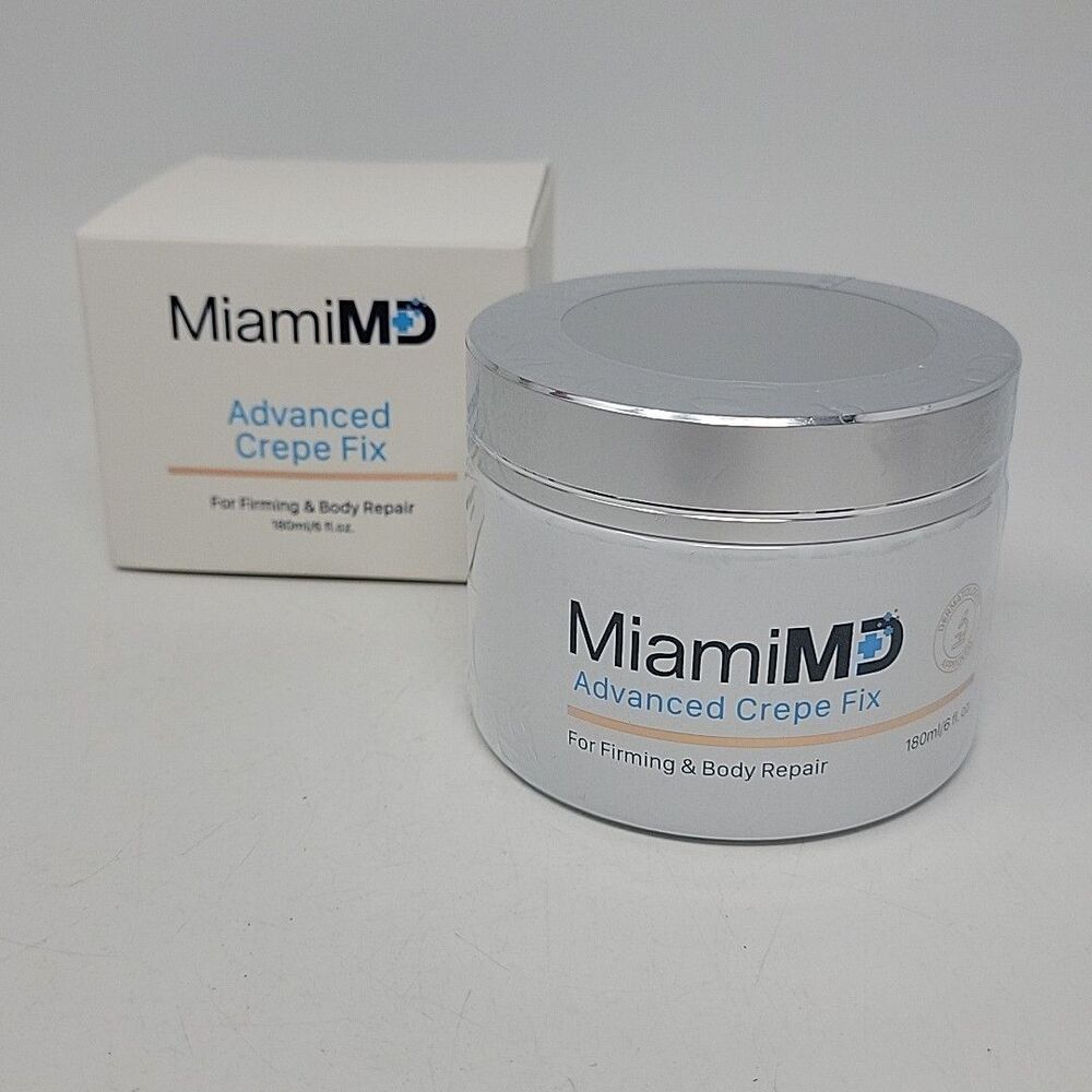 Miami MD Advanced Crepe Fix For Firming + Body Repair 180ml - 6oz Large Size NEW